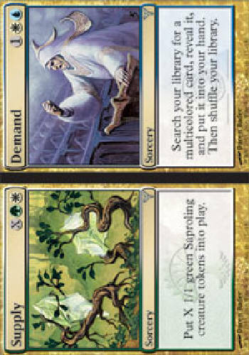 SUPPLY DEMAND Dissension MTG Magic the Gathering Cards DJMagic