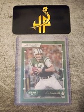 2021 Panini Clearly Donruss Joe Namath Retro Donruss 2001 Green SP #01-14