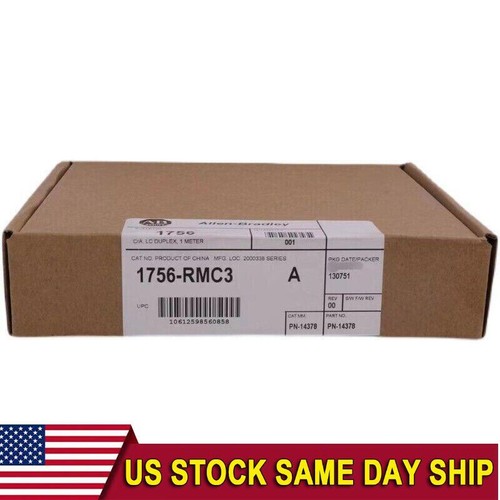 New AB 1756-RMC3 /A ControlLogix 3-Meter Fiber Cable Surplus SEALED 1756RMC3