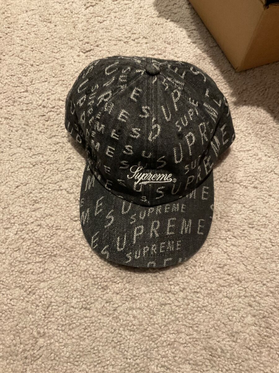 SUPREME Jacquard Logos Denim  G-Panel