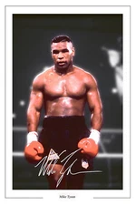 MIKE TYSON Signed Autograph PHOTO Fan Gift Signature Print BOXING Boxer