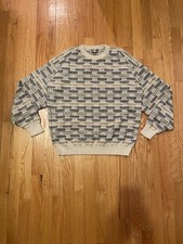 Vintage Coogi Style Textured 3D Sweater Sz Large Tricots St Raphael
