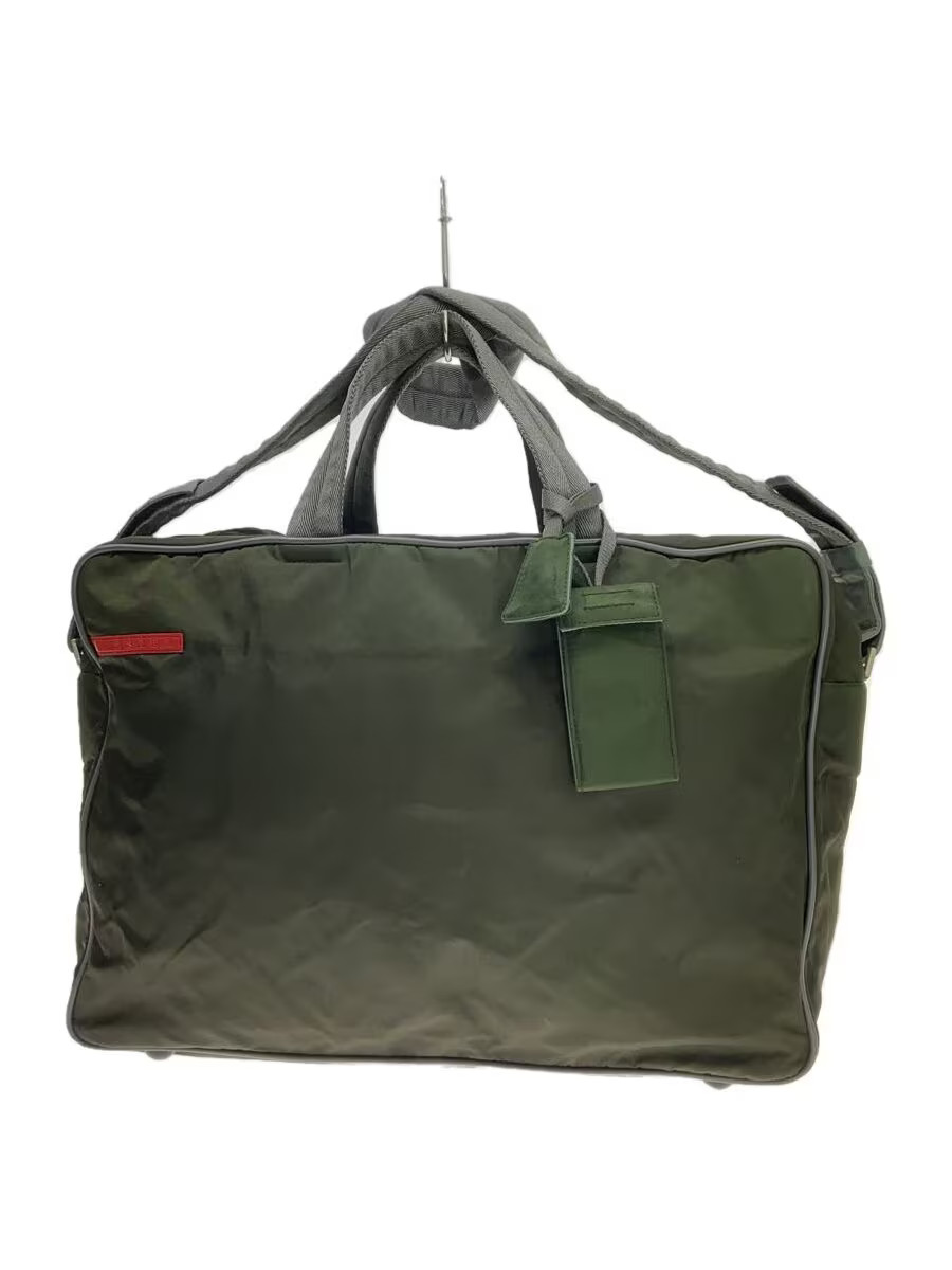 RARE PRADA Nylon Shoulder Bag KHK Black