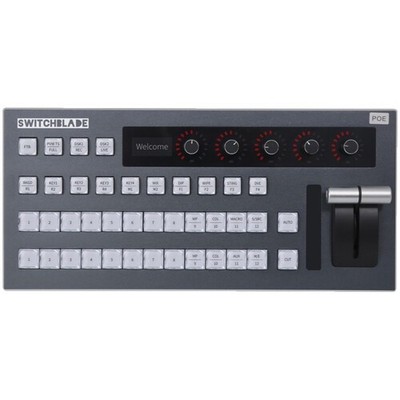 Switchblade Systems VMC12 Control Panel for vMix & Blackmagic ATEM | T-Bar | PoE