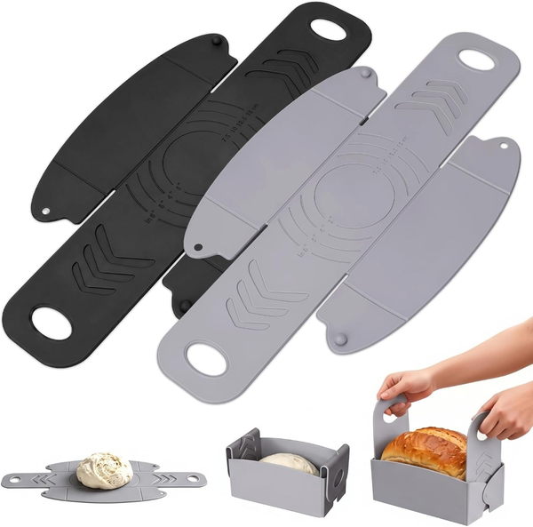 2 StüCk Brotbackform Silikon,Antihaft Kastenform Backmatte Brot FüR HeißLuftfrit-image