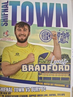 25/26 Shifnal Town v Bury F C Feb 18th Nnplw