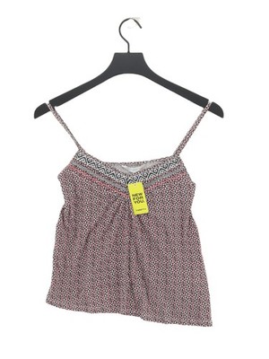 New Look Damen T-Shirt UK 6 Multi Baumwolle mit Lyocell Modal Basic
