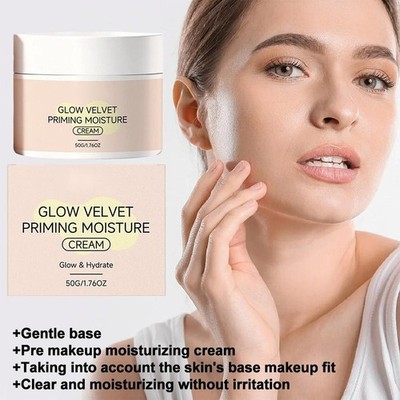 Glow Velvet Priming Feuchtigkeitscreme   Poren­unschärfe & Make-up Primer