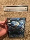 Pokémon TCG Blastoise EX Jumbo Promo Card - 009/165 151 Bloom Waters 9.5 Mint +