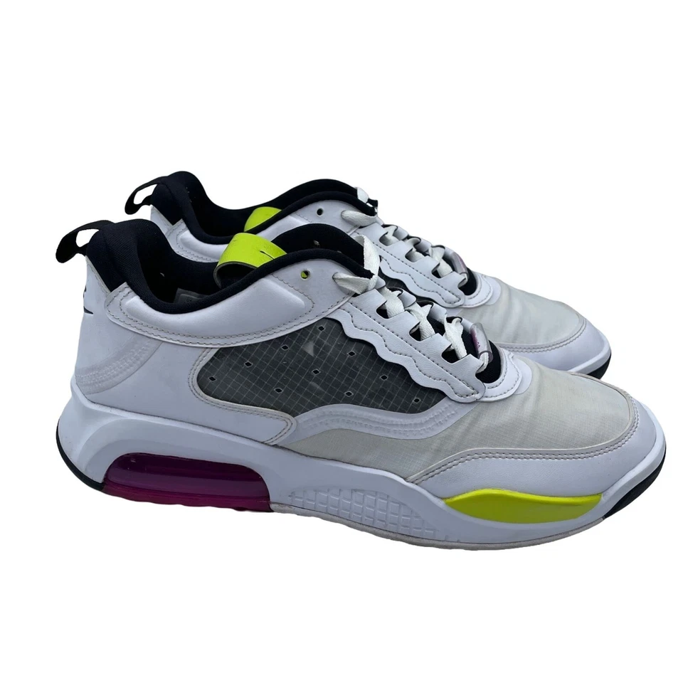 Nike Air Jordan Max 200 Vibrante Blanco Amarillo Zapatos Tenis Para Hombre Talla 10.5 Foto 2 de 4