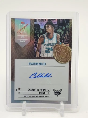 2025 Topps Signature Brandon Miller Base (RAW)