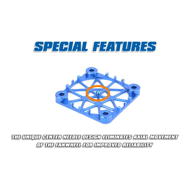 LRP Aluminum Safety Mesh Blue For 40mm Fan # LRP501981 - Image 2 of 4