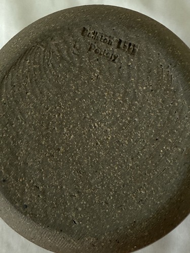 BALLSTON LAKE STUDIO Keramik Braun Kaffeebecher Bohnenkanne Swirl - Bild 7 von 12