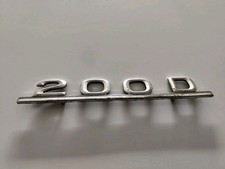 Mercedes W123 / Heckflosse 8 ? 200D Emblem Typenschild Heckklappe Oldtimer Mercedes W123 / Heckflosse 8 ? 200D Emblem Typenschild Heckklappe Oldtimer