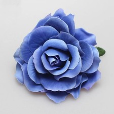 Flower Hair Rose Clip Hairpin Brooch Safety Pin for Wedding