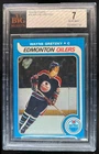 1979-80 Topps Wayne Gretzky Rookie UER RC #18 Oilers BVG 7