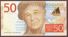 SWEDEN  50 Kronor  ND (2015)     Gem UNC