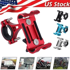 360° Aluminum Motorcycle Bike Bicycle GPS Cell Phone Holder Handlebar Mount LOT