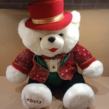 Snowflake Teddy Bear Dan Dee Christmas Stuffed Plush Vintage 2003