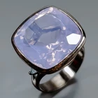 GEM A+ 16 ct+ Natural Lavender Quartz Ring 925 Sterling Silver Size 7.5 /R467398