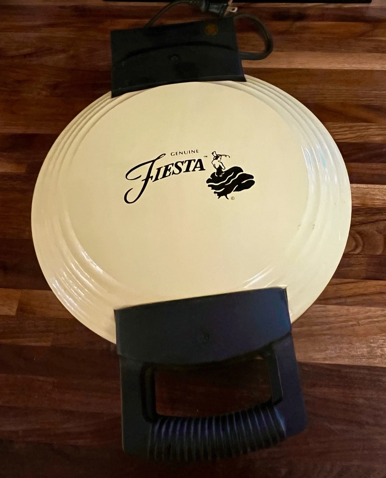 Fiesta Electric Waffle Maker Yellow