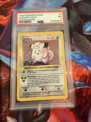 Clefairy (Shadowless) graded PSA 7 for sale on eBay