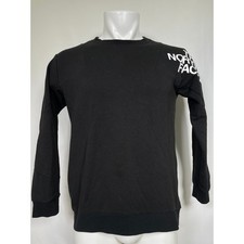 The North Face Logo Black Pullover Sweatshirt Top Women's SMALL