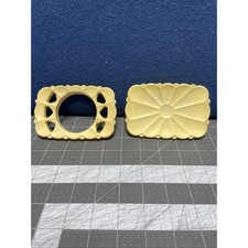 1970s Bathroom 2pc-Wall Mount Soap  Toothbrush Holders REPLACEMENT Pieces