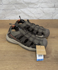 Eddie Bauer Men's Lightweight Bungee Laced Cedar Water Sandal Brown Size 9