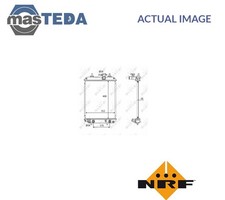 58538 ENGINE COOLING RADIATOR NRF FOR DAIHATSU SIRION 1L,1.3L,1.5L