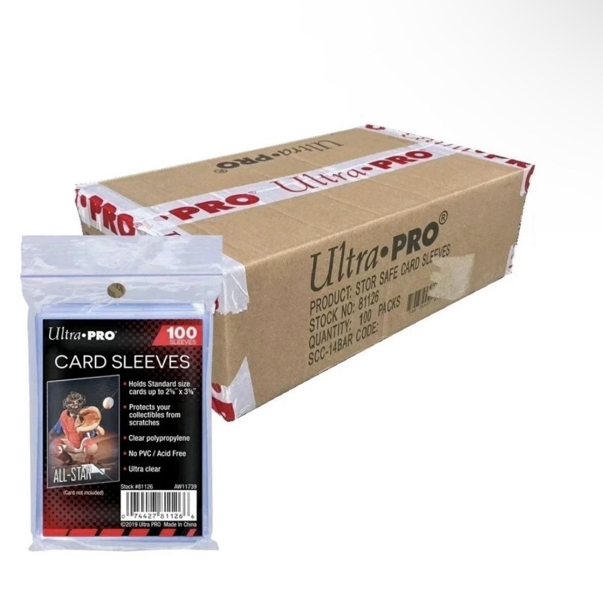 10,000 Ultra Pro SOFT Penny Sleeve Factory Sealed Case Case#81126 SHIPS DAILY!