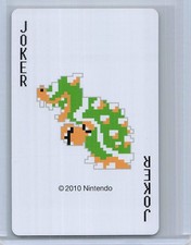 Nintendo Super Mario Bros Bowser Pixel Art Joker Playing Card 2010