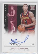 2019-20 Impeccable Rookie Signatures Holo Silver 15/25 Dylan Windler Auto im4