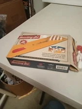 Mini Desktop Bowling Set 10 Pins, 1 Ball, Aiming Ramp Game For Office