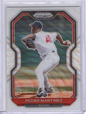 2021 Panini Prizm White Wave Prizm #239 Pedron Martinez Boston Red Sox