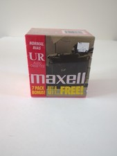 Maxell UR60 Normal Bias Blank Audio Cassette Tape 7 Pack 