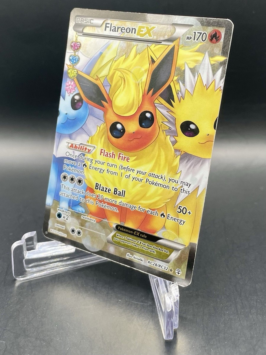 Flareon ex RC28/RC32 Generations: Radiant Collection Full Art Pokemon Card
