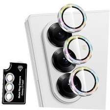 for Camera Lens Protector, Samsung Galaxy Z Fold 7 1 Set-Colorful Sparkly