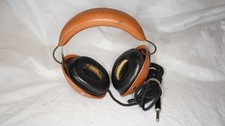Kenwood KH-71 Headphone Brown Leather Look Housing Used Audio Equipment