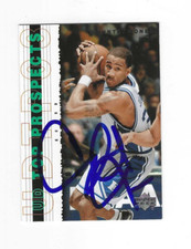 DAHNTAY JONES Duke Blue Devils 2003-04 Upper Deck Top Prospects Card #35 w/COA