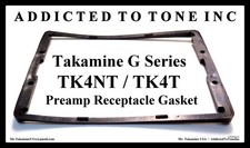 Junta de receptáculo de preamplificador Takamine serie G TK4N / TK4NT / SOLO JUNTA / NOS