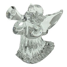 Baccarat Object Figurine Interior Figurine Angel Trumpet Angel Flute Clear