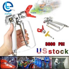 3600PSI Airless Paint Spray Gun With 517 Tip Tip Guard Sprayers US Fast Shipping