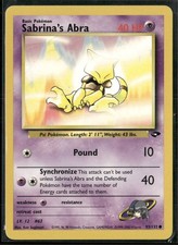Sabrina's Abra 93/132 2000 Gym Challenge Pokemon Unlimited