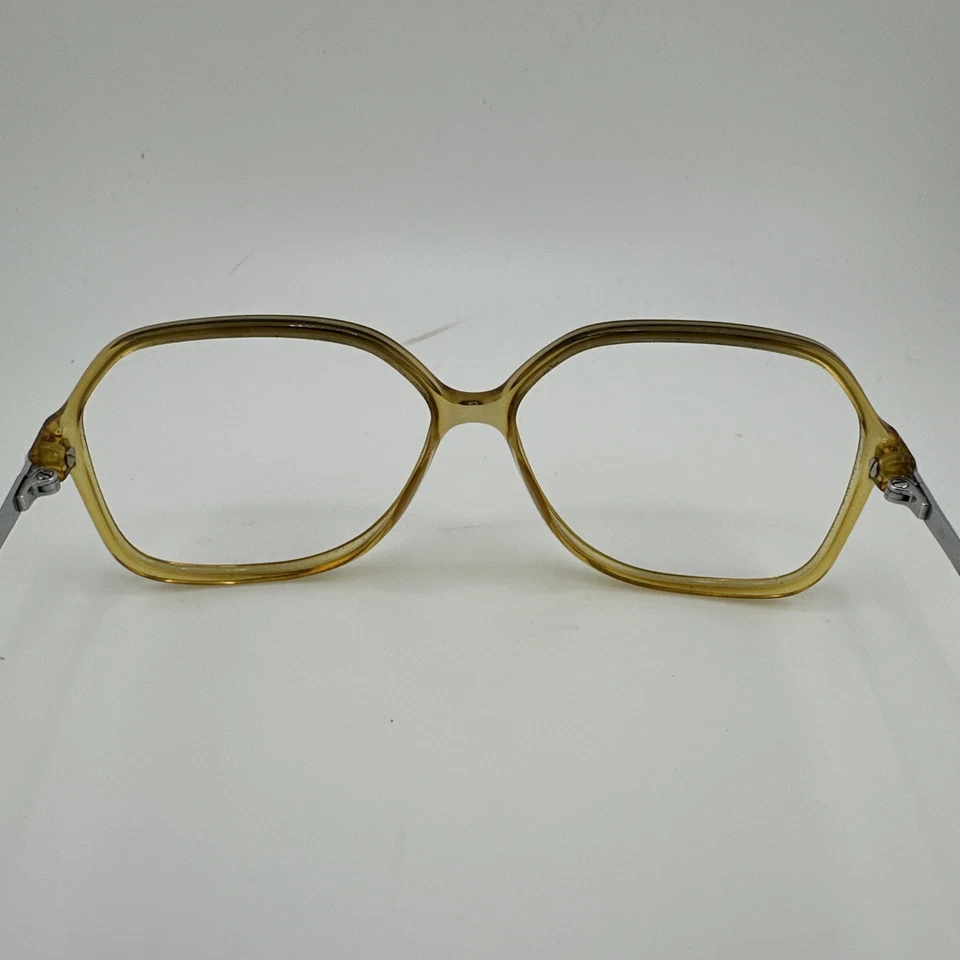 Anteojos vintage viennalinos - marcos redondos de plástico ámbar de Alemania Foto 3 de 4