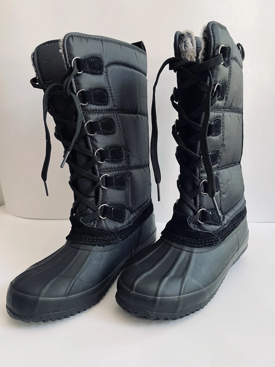 Bottes Montantes American Eagle - Doublure Fourrure - Taille 6 Femme - Lacets - Neuf Sans Boîte
