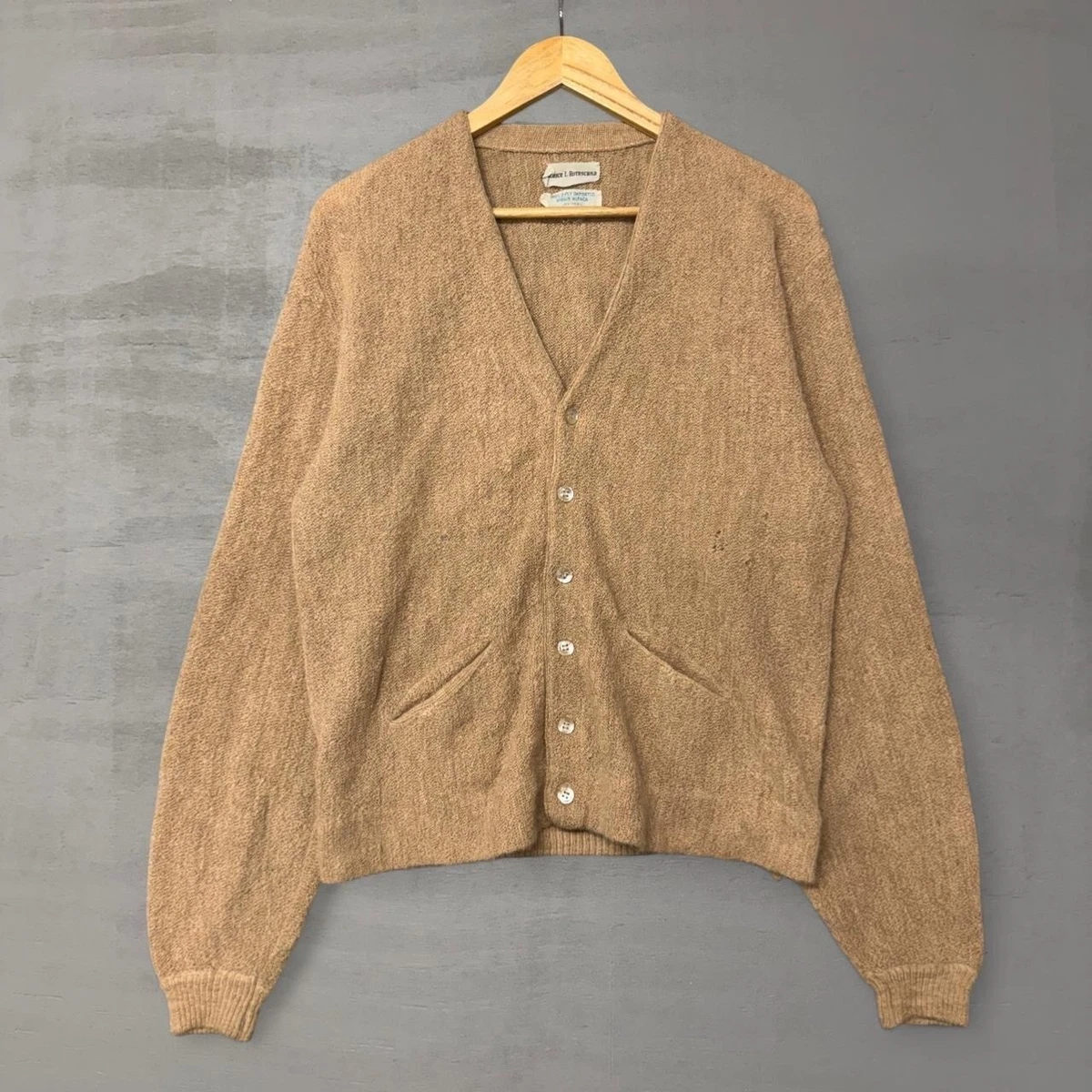 Vintage Alpaca Cardigan In Men's Vintage Sweaters for sale | eBay