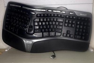Microsoft Natural Ergonomic Keyboard 4000 Wired USB Black