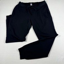 Mandala Scrub Joggers Tall Large Black Equa-Tek Drawstring Cargo Pockets