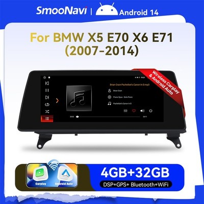 10.25'' Carplay Car Stereo Multimedia Player Autoradio Für BMW X5 E70 X6 E71 CCC